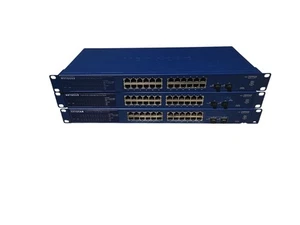 Netgear GS724T V4/3 Prosafe 24 Gigabit Smart Switch 2 x Version 4 1 x Version 3 - Picture 1 of 8