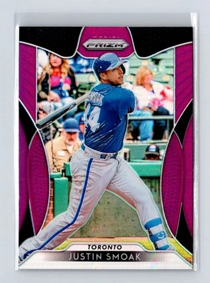 2019 Panini Prizm Purple #11 Justin Smoak Toronto Blue Jays - Image 1 of 2