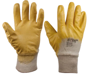 SW-Stahl 11501L Gants en Nitrile Jaune Taille 9 Gants de Travail Nitrile Gants L - Photo 1/1