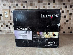 CARTUCHO DE TÓNER NEGRO ORIGINAL LEXMARK 12A6835 PARA T520, T522, X520, X522 BT-6 - Imagen 1 de 7