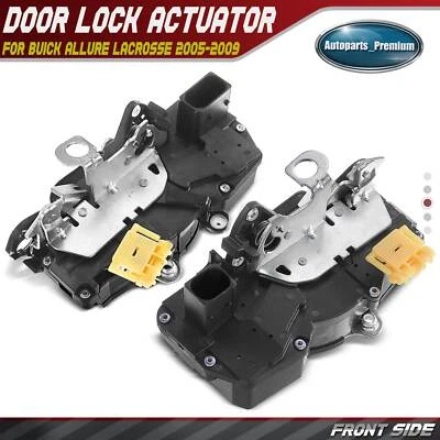 2x Actuador de cerradura de puerta para Buick Allure LaCrosse 2005-2009 delantero izquierdo derecho derecho derecho Foto 1 de 4