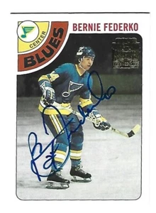 RARE 2002 OPC/TOPPS ARCHIVES #60 BERNIE FEDERKO HOF AUTOGRAPHED CARD MINT+ !!!!! - Picture 1 of 1