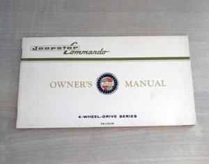 Kaiser Jeep Jeepster Commando Owner's Manual Libretto UeM 1968 Inglese ORIGINALE - Foto 1 di 9