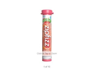 Zipfizz Multi Vitamin Energy Hydration Drink Mix ~ 30 Tubes Pink Grapefruit - Picture 1 of 2