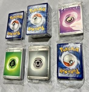 Lot de 6 jeux scellés de cartes Pokémon énergie - Photo 1/5