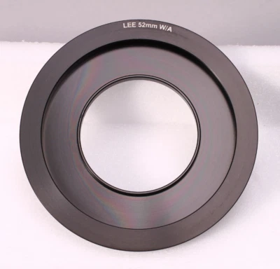 LEE FILTERS 52MM W/A WIDE ANGLE LENS MOUNT FOR 100MM FILTER HOLDER - Image 1 of 2