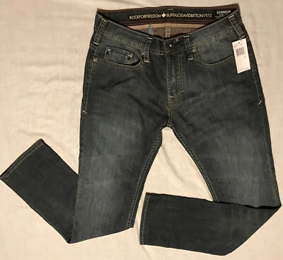 Buffalo David Bitton Semmor Designer Blue Jeans Size W30 L33 DEFECTS - Image 1 of 4