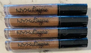 4 SEALED - NYX LINGERIE * LIPLI 01 * .13 FL OZ HONEYMOON LIQUID LIPSTICK - Picture 1 of 3