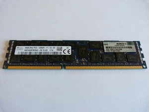 16GB Hynix HMT42GR7BFR4C-PB T8 AD 16GB DDR3 1600MHz PC3-12800R ECC Server RAM  - Bild 1 von 2