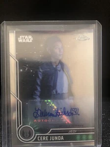 2023 Topps Star Wars Chrome - Cere Junda - Chrome Auto - Bild 1 von 11