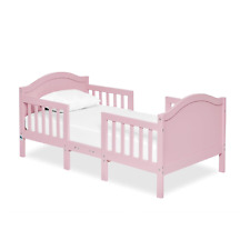 Dream on Me Portland 3 in 1 Convertible Toddler Bed in Pink, Greenguard Gold Cer