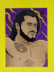 Santos Escobar Topps WWE NXT Migsmedia1 Illustrated Art Card Wrestling MM-7 - Picture 1 of 1