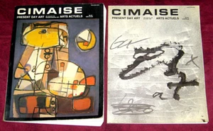 Cimaise. Present day art / Arts actuels. N° 191 (11/1987) et 193 (04/1988). - Picture 1 of 1