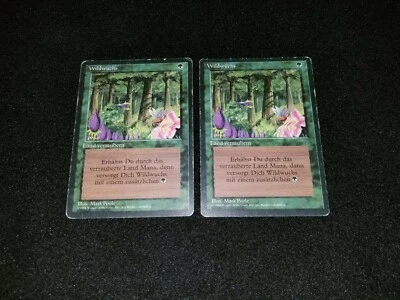 MTG 1x Revised green common HP German FBB Wild Growth ships w/ tracking - Image 1 of 2