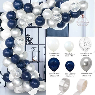 ALFA ACCESSORIES Juego de 122 Decoración de Navidad Globo Arco Kit Confeti Cumpleaños Boda Bebé Fiesta Reino Unido