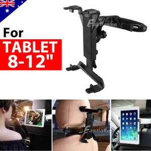 360° Car Seat Back Headrest Mount Holder 8-12" Tablet For iPad Mini GPS Bracket - Picture 1 of 11