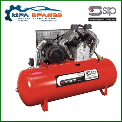 SIP 06295 AIRMATE ISBD10/270 BELT DRIVE OIL LUBRICATED AIR COMPRESSOR - Image 1 of 2