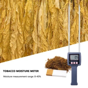 Tabacco Moisture Tester Gauge 8 to 40% Water Content Detector LCD Display - Picture 1 of 9
