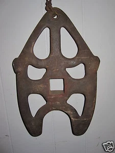 ANTIGUA FIGURATIVA HIERRO MÁSCARA PRIMITIVA COMO DECORACIÓN INTERIOR OBJETO DE ARTE MINIMALISTA - Imagen 1 de 7