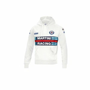 Sudadera con Capucha Sparco Martini Racing Algodón Blanco XXL - Imagen 1 de 2