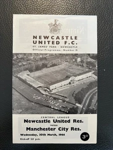 30.3.1966. Newcastle United Reserves v Manchester City Res, (Central League). - Picture 1 of 2