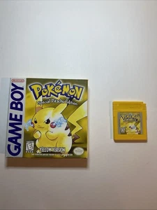 Pokemon: Yellow Version Nintendo GameBoy First Print Box And Game Only - Tested - Picture 1 of 17