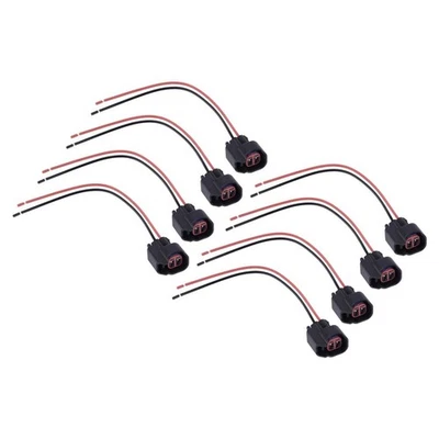 8x EV6 EV14 USCAR Fuel Injector Connector Pigtail Wire fit for Ford new - Image 1 of 4