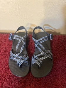 Chaco Classic Boost Blue Adjustable Hiking Sandals Shoes Womens size 7 - Picture 1 of 14