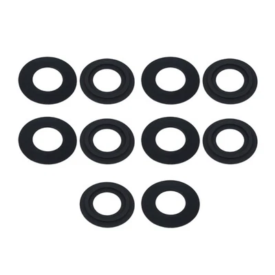 10Pcs Sink Drain Seal rings set Silicone Rubber Gaskets for Plumbing Maintenance - Bild 1 von 4
