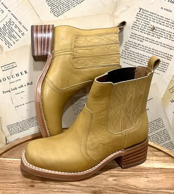 Anthropologie Frye Campus Chelsea Botín Arena Ligera Cuero Envejecido 7 NUEVO Foto 1 de 4