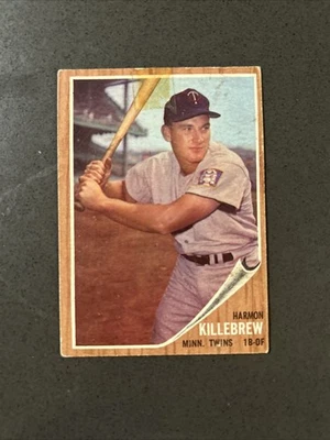 Price Drop - 1962 Topps Harmon Killebrew 70 Good (tape Mark Mid Top) HOF Twins - Image 1 of 2
