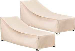 F J Outdoors Waterproof UV Resistant Heavy Duty Patio Chaise Lounge Chair Cover - Picture 1 of 8