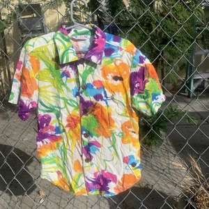 Jams World Lil' People Flower Dream Button Up Hawaiian Camp Shirt Boy’s XSmall - Picture 1 of 10