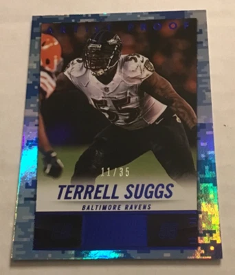 2014 Panini Score #22 Terrell Suggs Artist Proof Parallel 11/35 - Image 1 of 2