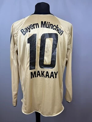 CAMISETA BAYERN MUNCHEN 2004 2005 VISITANTE MAKAAY EDICIÓN PIAYER FÚTBOL ADIDAS Foto 1 de 4