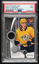 2021-22 SP Game Used 2005-06 Retro Rookies Philip Tomasino PSA 9 MINT Rookie RC