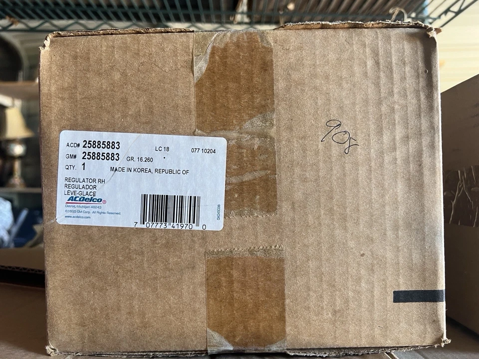 Passenger Right Rear Window Regulator Fits 08-14 ESCALADE 23227001 25885883 - Изображение 1 из 1