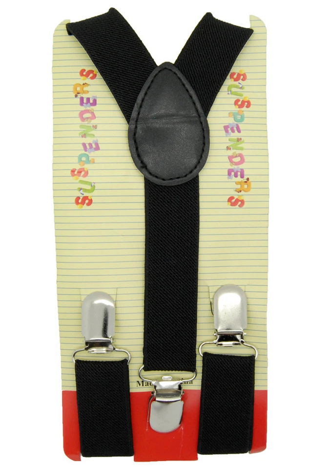 Babies, Boys, and Girls Clip-on Y-Back Children Elastic Suspenders 10 Colors - Image 1 of 1
