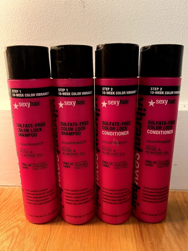 Vibrant Sexy Hair Color Sulfate-Free Lock Shampoo & Conditioner 10.1 oz (4 PACK) - Image 1 of 1