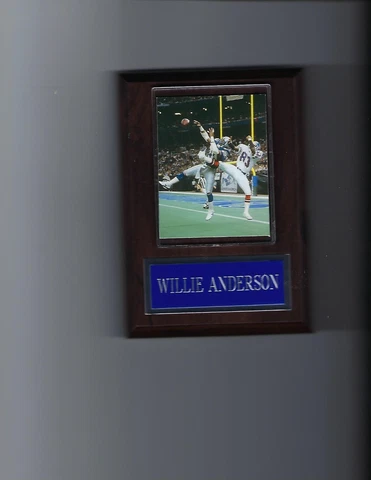 WILLIE FLIPPER ANDERSON PLAQUE DENVER BRONCOS FOOTBALL NFL Cover