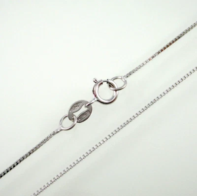 CATENINA ORO 18KT DONNA CATENA VENEZIANA BIANCA PER CIONDOLO PENDENTE PUNTO LUCE - Immagine 1 di 4