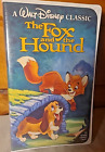 The Fox and the Hound VHS 2041 Walt Disney klassisch schwarz diamant seltenes VHS-Band