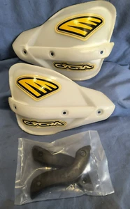 Cycra Probend Handguards Set White Old School Motocross Guards Bumpers - Picture 1 of 11