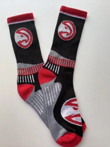 Atlanta Hawks NBA Crew Socks Size Men Adult Large Cover