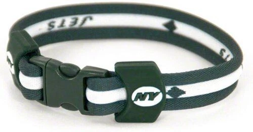 Спортивный титановый браслет New York Jets NFL 7 дюймов - Изображение 1 из 1