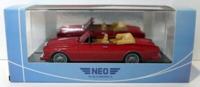 NEO 1/43 Scale Resin Model NEO44150 - Bentley Continental Convertible - Red - Image 1 of 3