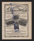 FRANKFURT/M., Werbung 1913, Simon, Bühler & Baumann Gerste-Malz-Putzereianlagen