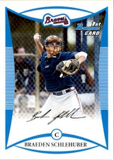 2008 Bowman Draft Prospects Baseball Card Pick