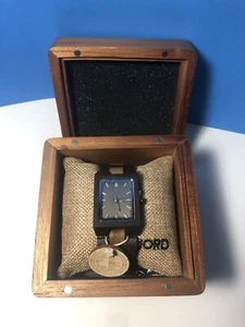 JORD Wood Band Wristwatch Men or Women Reece Series Bezel Analog Quartz Movement - Picture 1 of 12