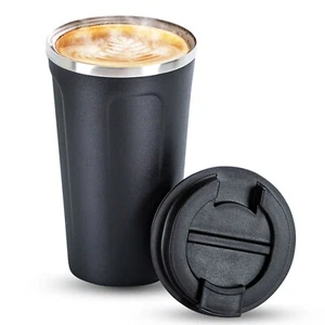 Stainless Steel Vacuum Insulated Coffee Cup, Double Wall, Durable Insulated Mug - Picture 1 of 7